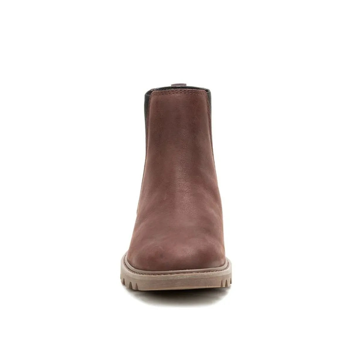 Botín Chelsea de Cuero para Mujer Cat Colorado W S P312182 Brown Talla 38.5