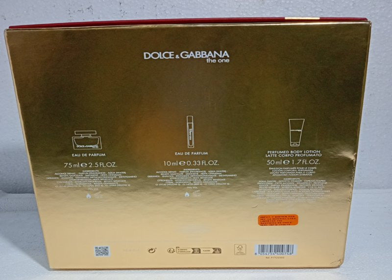 Set de Regalo 3 Piezas Dolce & Gabbana The One para Mujer