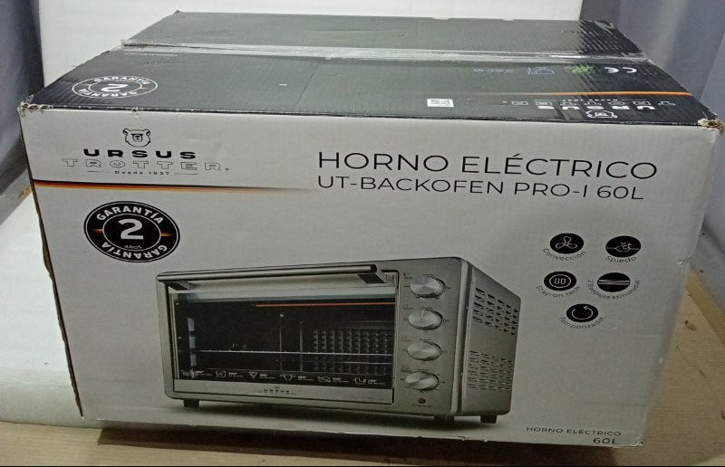 Horno Eléctrico URSUS TROTTER UT-BACKOFEN PRO-I 60 Litros
