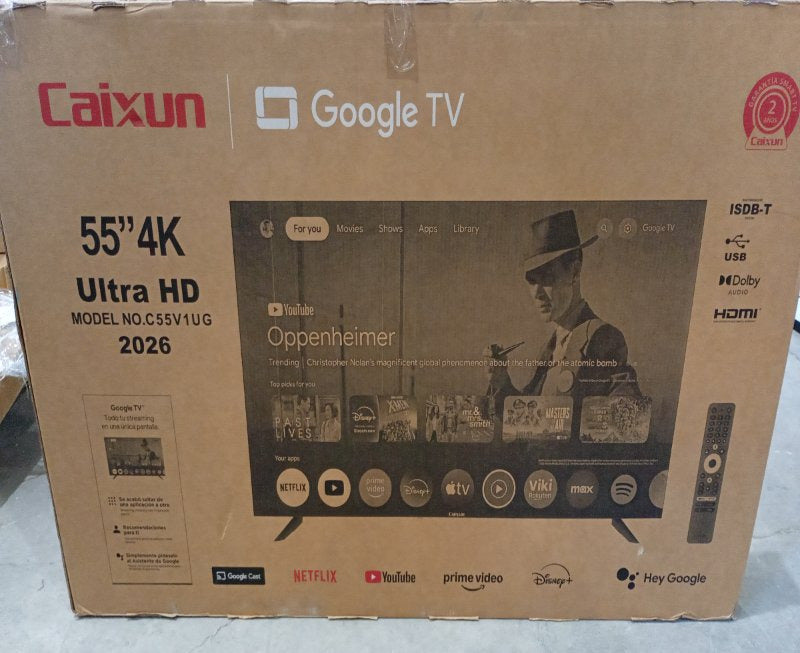Smart TV Caixun UHD 4K Google TV C55V1UG 55 pulgadas