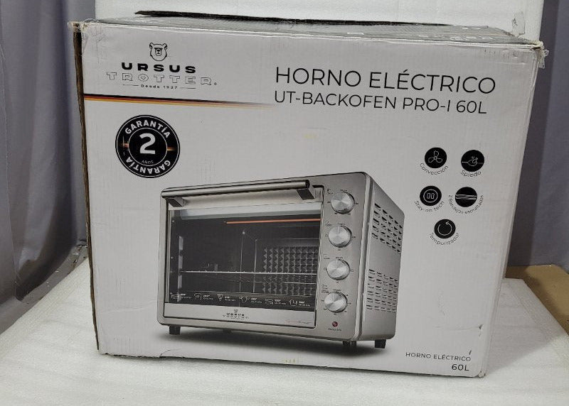 Horno Eléctrico URSUS TROTTER UT-BACKOFEN PRO-I 60 Litros