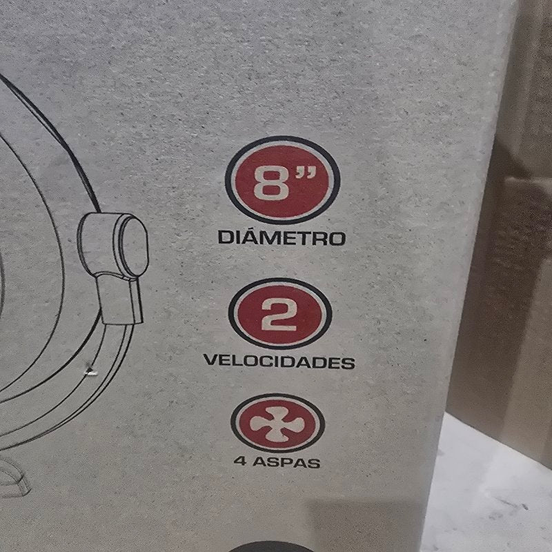 Ventilador de Mesa 8" Retro Thomas TH-12BNM