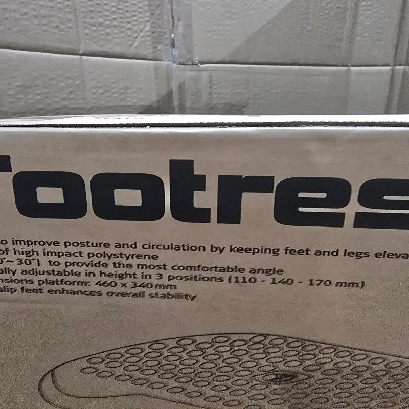 Footrest Ergonómico Reposa Pies 3 Posiciones Ajustable