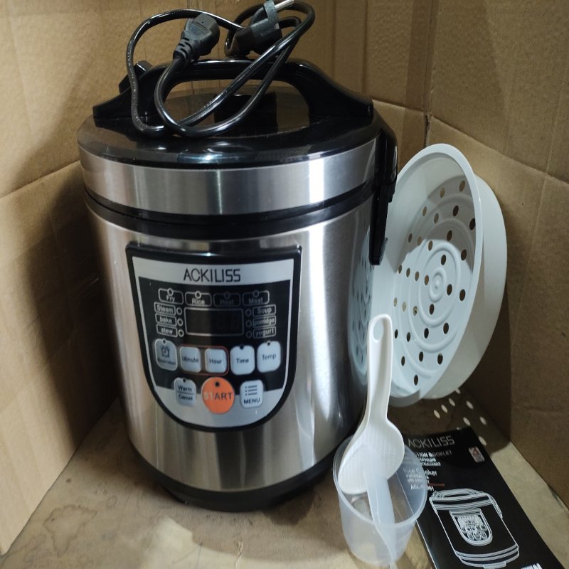 Olla Arrocera Eléctrica Multifuncional Ackiliss ACL-97001 5 Litros