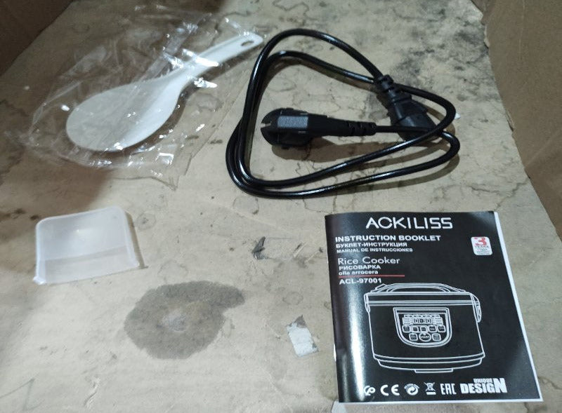 Olla Arrocera Eléctrica Multifuncional Ackiliss ACL-97001 5 Litros