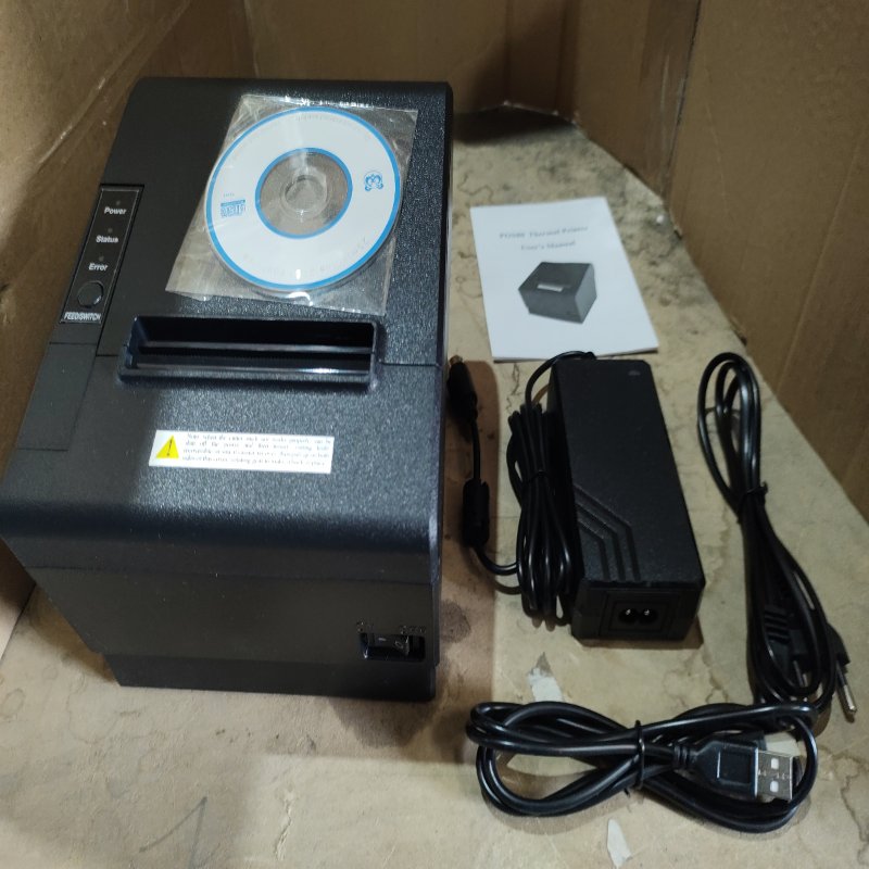 Impresora Térmica POS 80, Negro