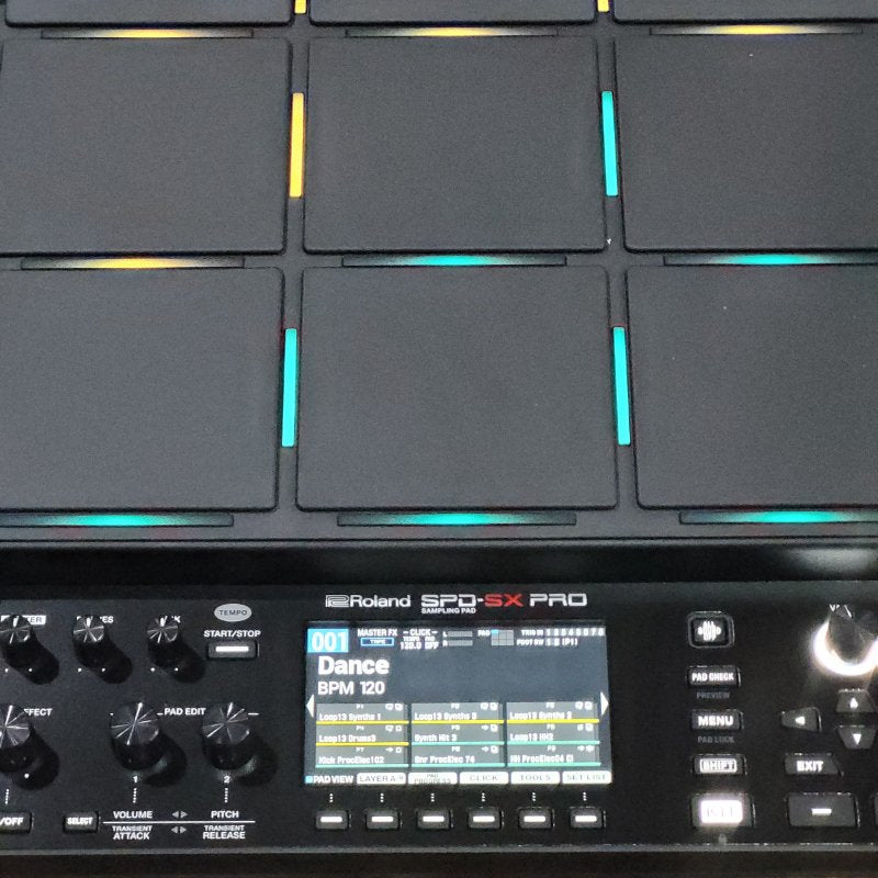 Pad de percusión electrónica Roland SPD-SX Pro, Negro
