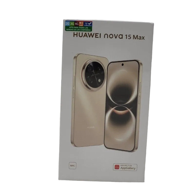 Teléfono Celular Huawei Nova 15 Max CHZ-LX1 8GB RAM 256GB, Negro