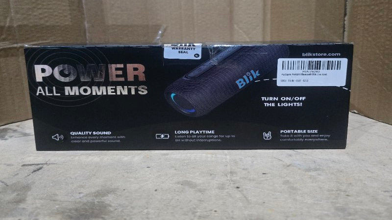Parlante Portátil Bluetooth Blik BLIK-LIVE-BLU 10W RMS, Azul
