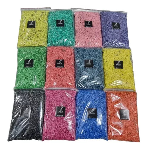 Pack 12 Cuarzo Arroz Decohogar 12 Colores Surtidos