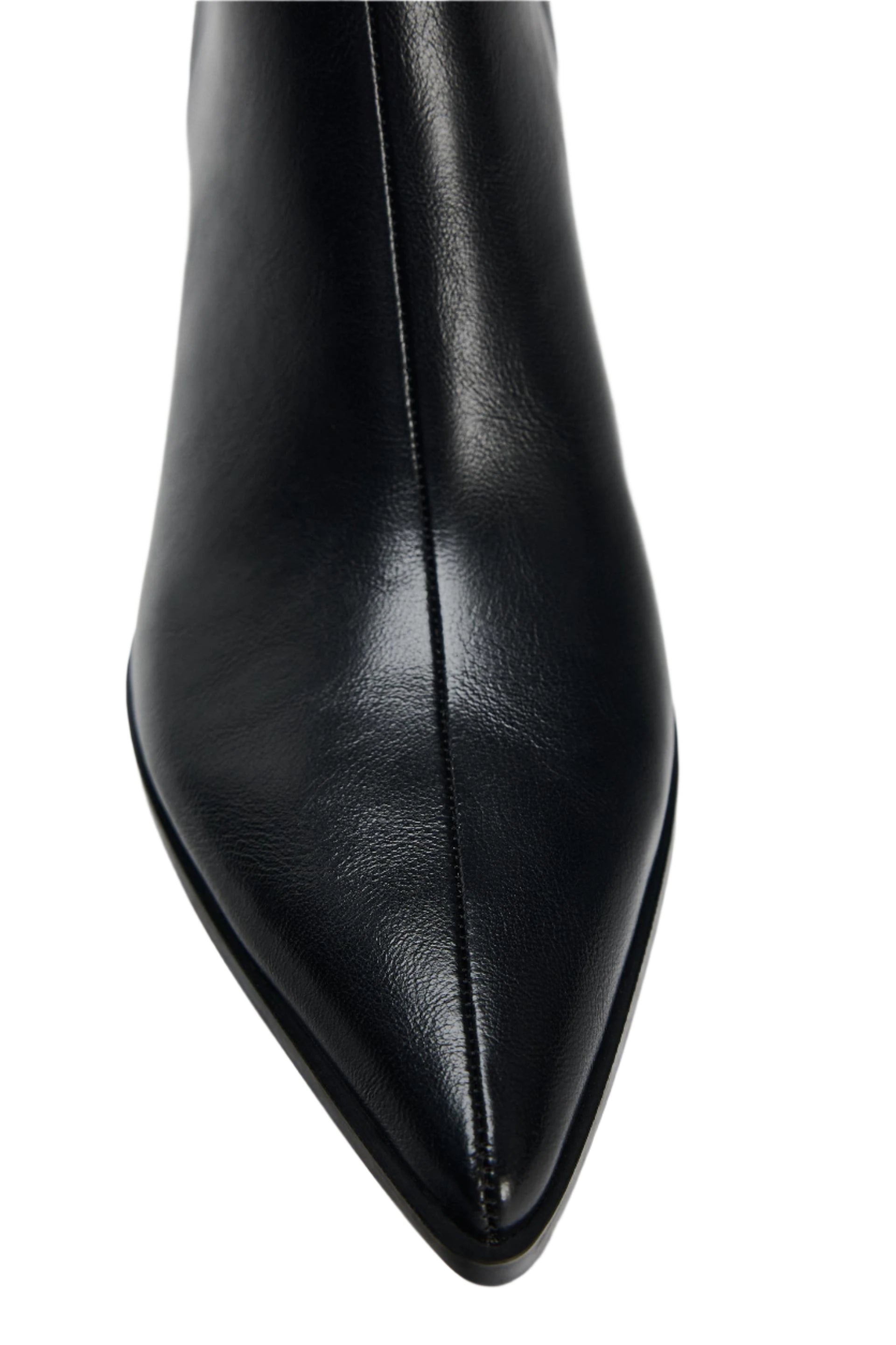 Botines Tacon Hebilla Zara Negro 36