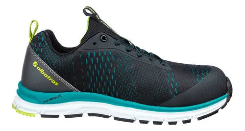 ZAPATILLA DE SEGURIDAD ALBATROS AER55 IMPULSE BLACK BLUE LOW 42 MASCULINO