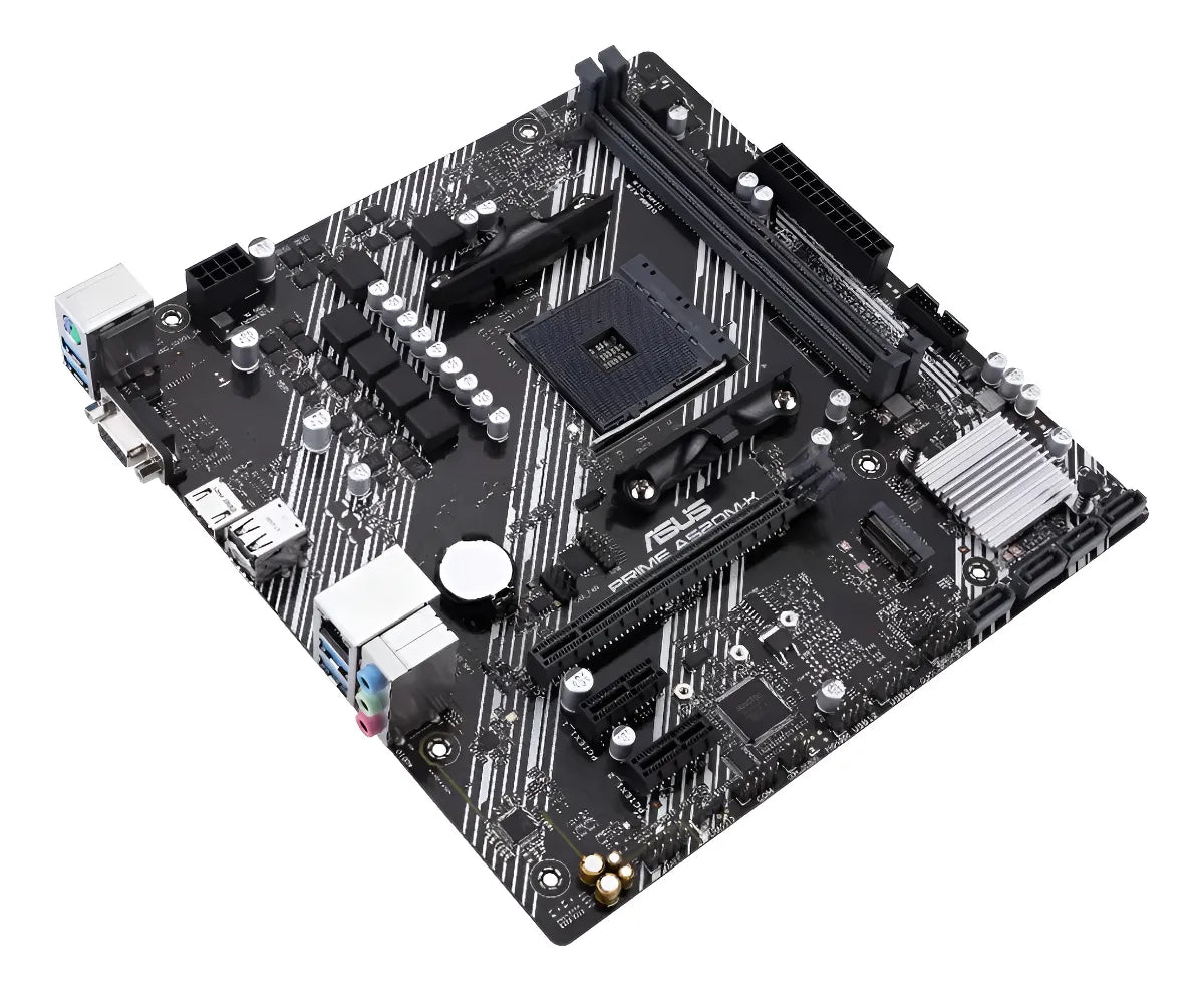 Placa Madre Asus Prime A520m-K / Amd Ryzen Micro Atx Negro