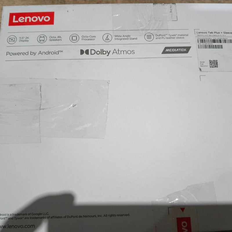 Tablet Lenovo Tab Plus TB351FU con Sleeve Case – 11.5", 8 GB RAM, 256 GB, Luna Grey
