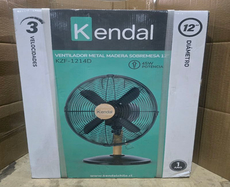Ventilador de Sobremesa 12 Pulgadas Kendal KZF-1214D 45W