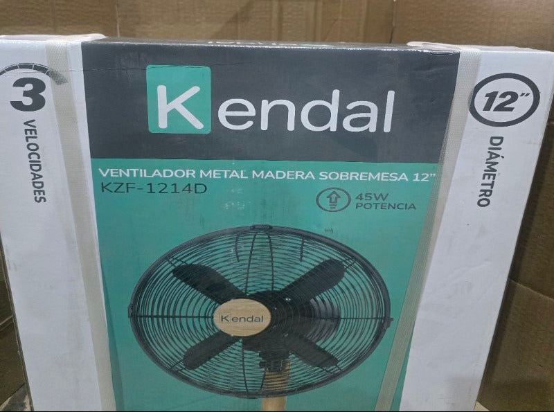 Ventilador de Sobremesa 12 Pulgadas Kendal KZF-1214D 45W