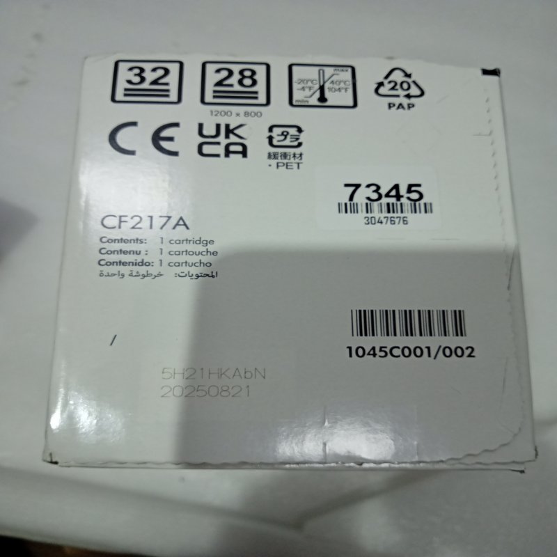 Cartucho de Tóner HP LaserJet 17 A Negro