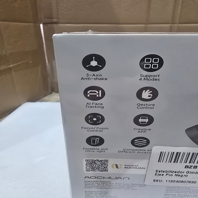 Estabilizador para Celular Aochuan Smart XE – 3 Ejes, Negro
