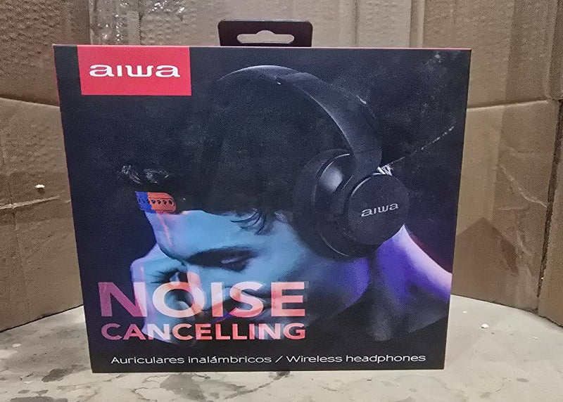 Audífonos Inalámbricos AIWA AW-KNC1090L con Cancelación de Ruido, Negro