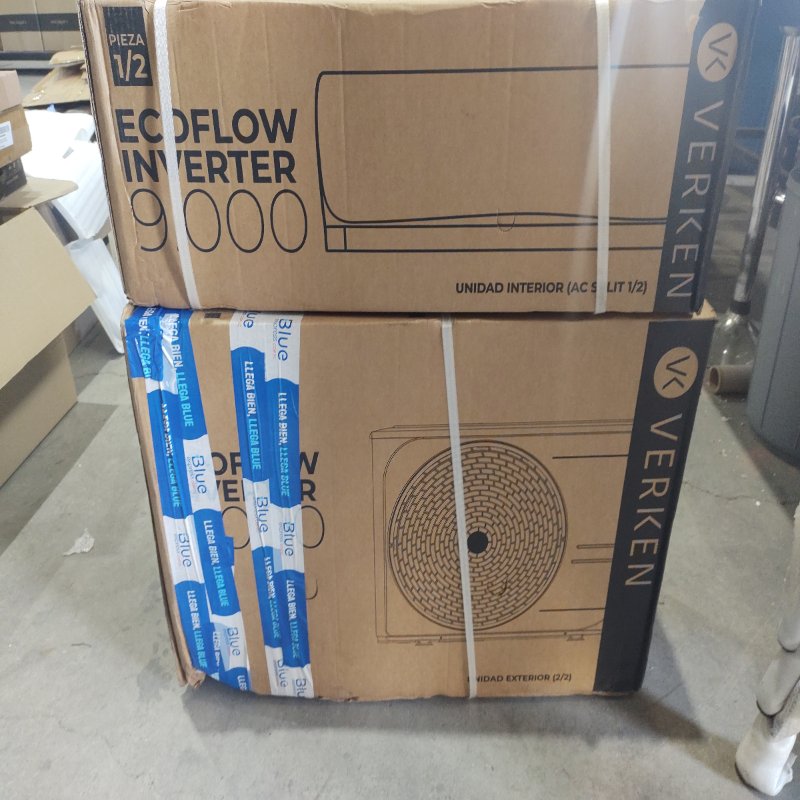 Aire Acondicionado Split Inverter 9000 BTU Verken Aeris Frío/Calor