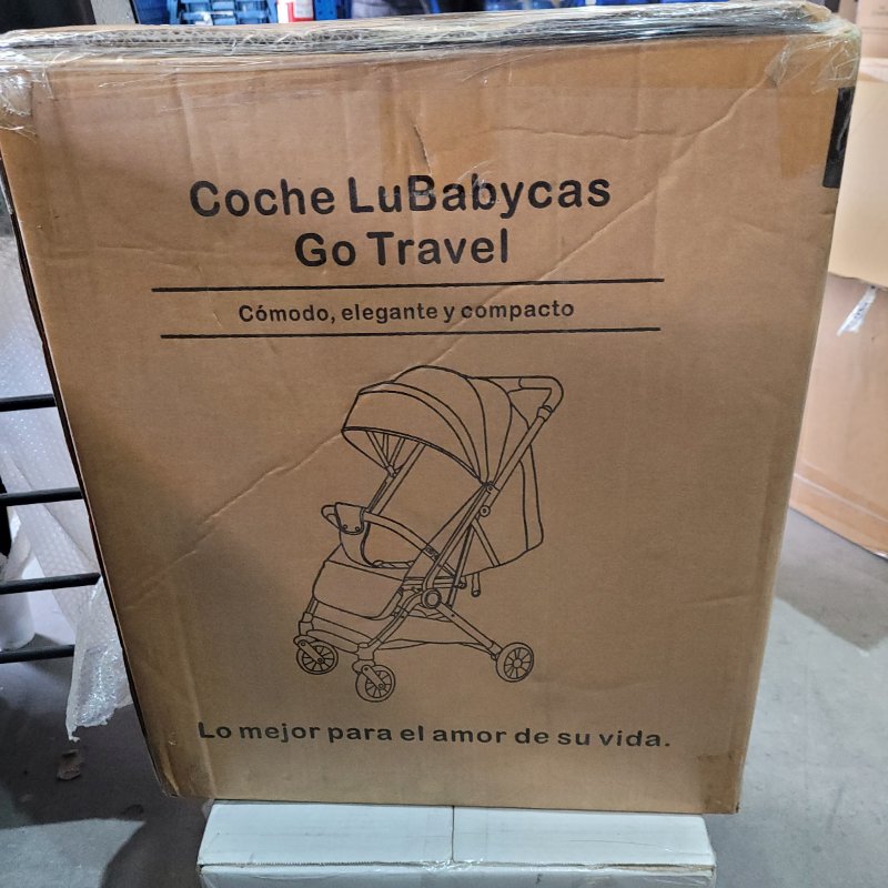 Coche de Paseo Ultra Compacto LUBABYCAS GO Travel, Rosado