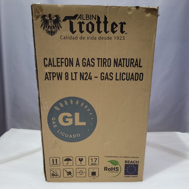 Calefón a Gas Natural Albin Trotter ATPW 8LT N24