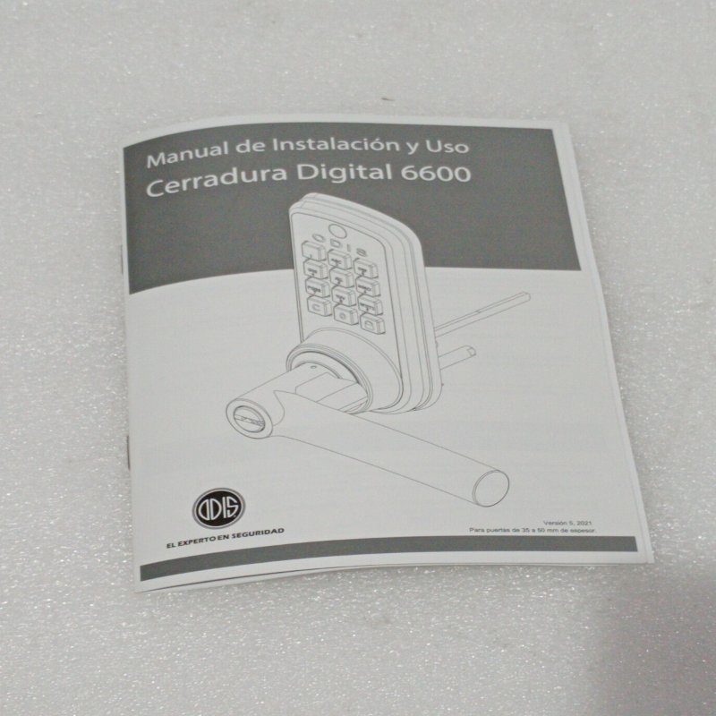 Cerradura Digital ODIS 6600 con Manilla Negro