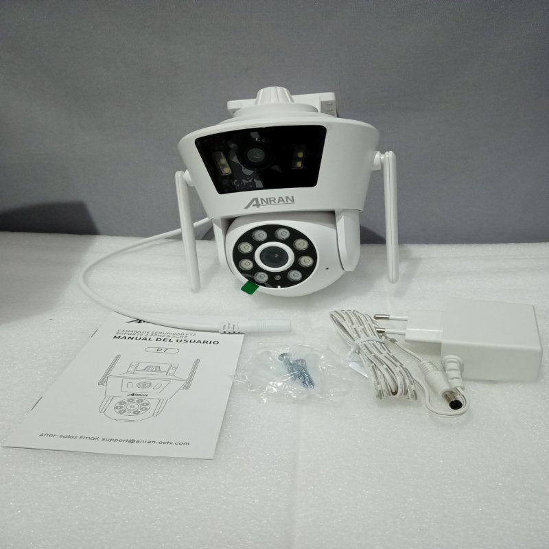 Cámara de Seguridad Anran WiFi Visión Nocturna con Detección de Movimiento 4MP