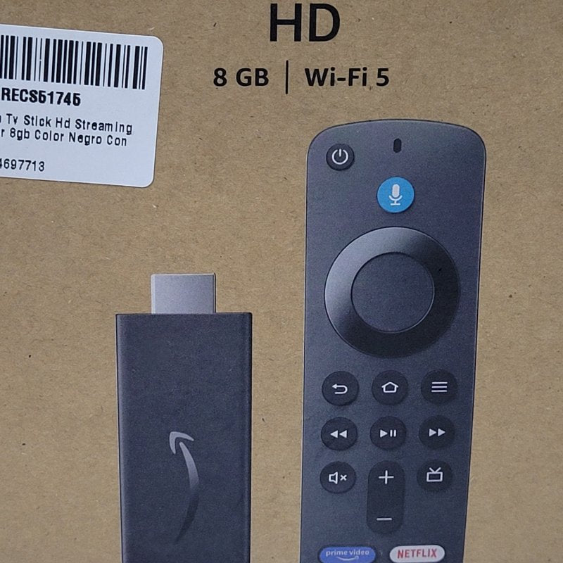 TV Stick HD Amazon Fire TV Stick Streaming 8GB, Negro