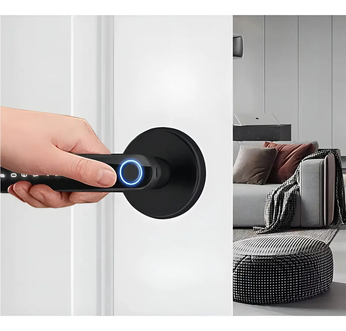 Cerradura Inteligente Agdet con Huella Digital WiFi, App Tuya