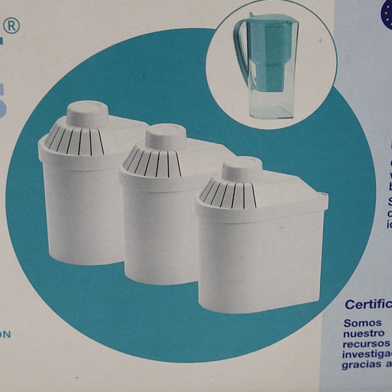 Pack 3 Filtros de Agua Alkanatur Drops Blanco