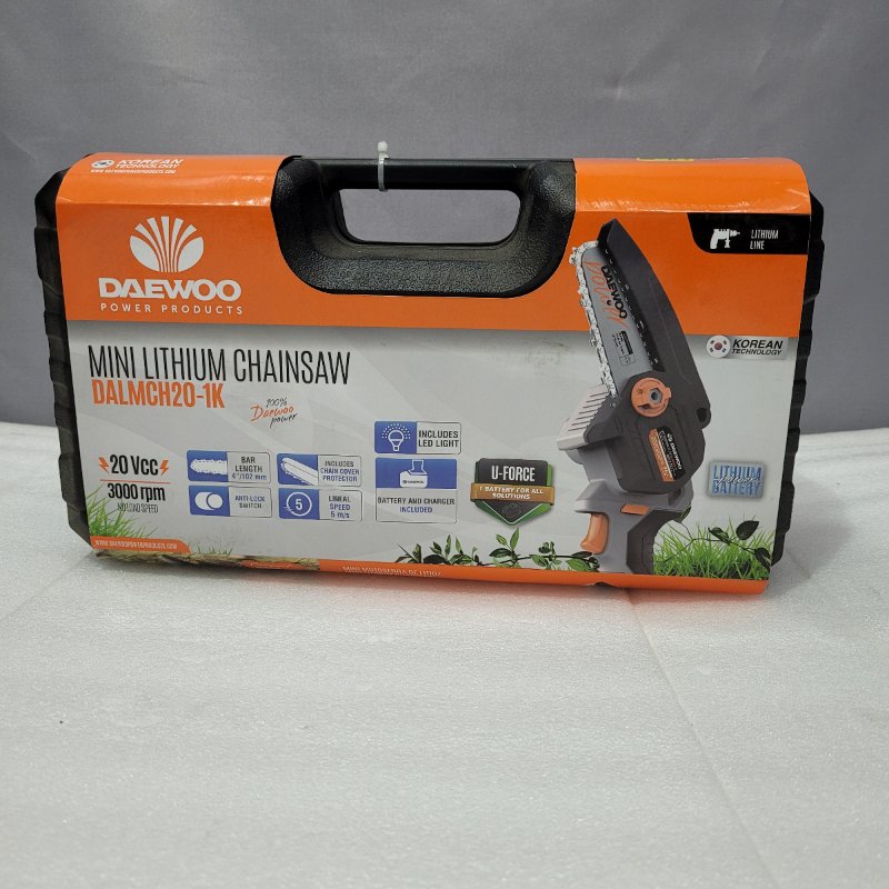 Mini Motosierra Inalámbrica Litio DAEWOO DALMCH20-1K