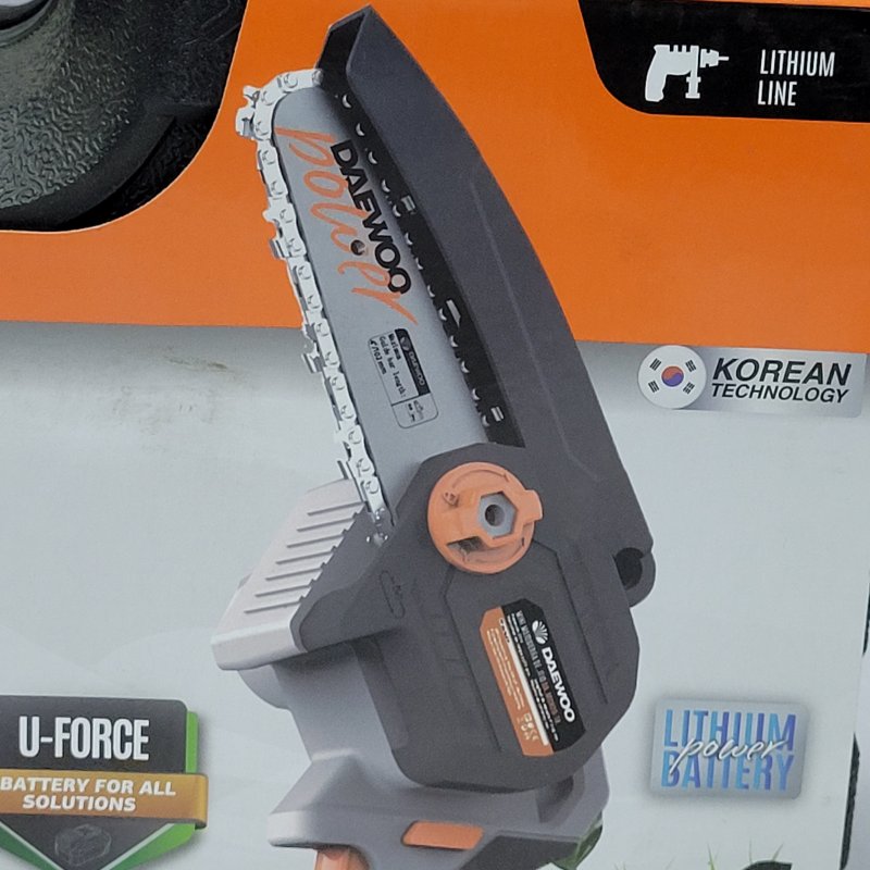 Mini Motosierra Inalámbrica Litio DAEWOO DALMCH20-1K