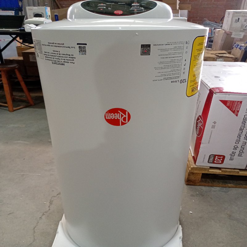 Termo Eléctrico Rheem TM-120R 120 Litros, Blanco