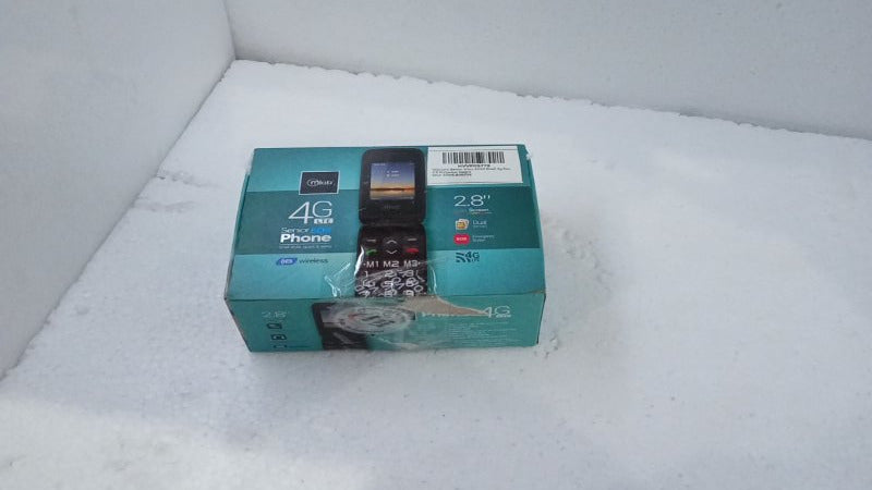 Celular Senior Tipo Almeja 4G Negro Shell 9204 Mlab
