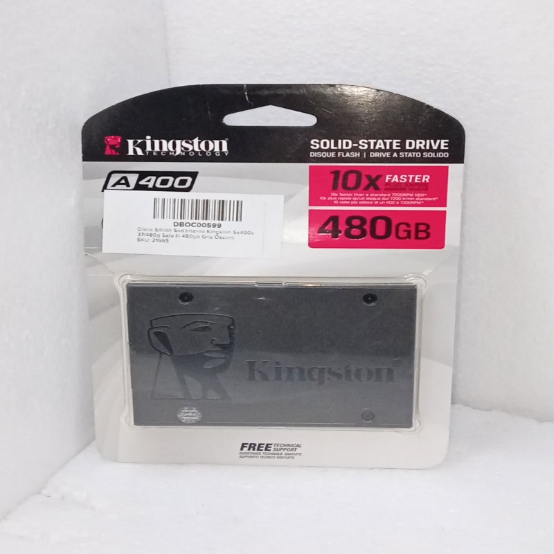 Disco SSD Kingston A400 SA400S37/480G 480GB
