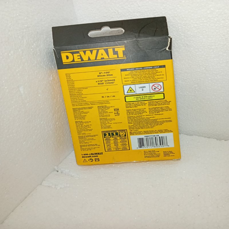 Medidor de Distancia Láser 30m Dewalt DWHT77100-CN