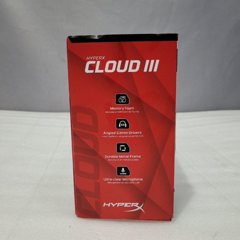 Audífonos Gamer HyperX Cloud III Negro/Rojo