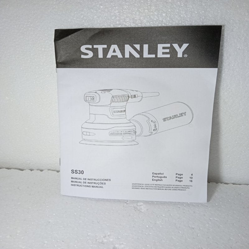 Lijadora Roto-Orbital Stanley SS30-B2C, Amarillo