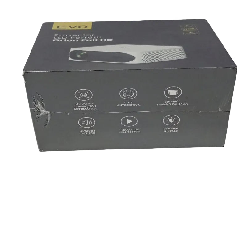 Proyector LED Portátil Levo Orion Full HD Blanco