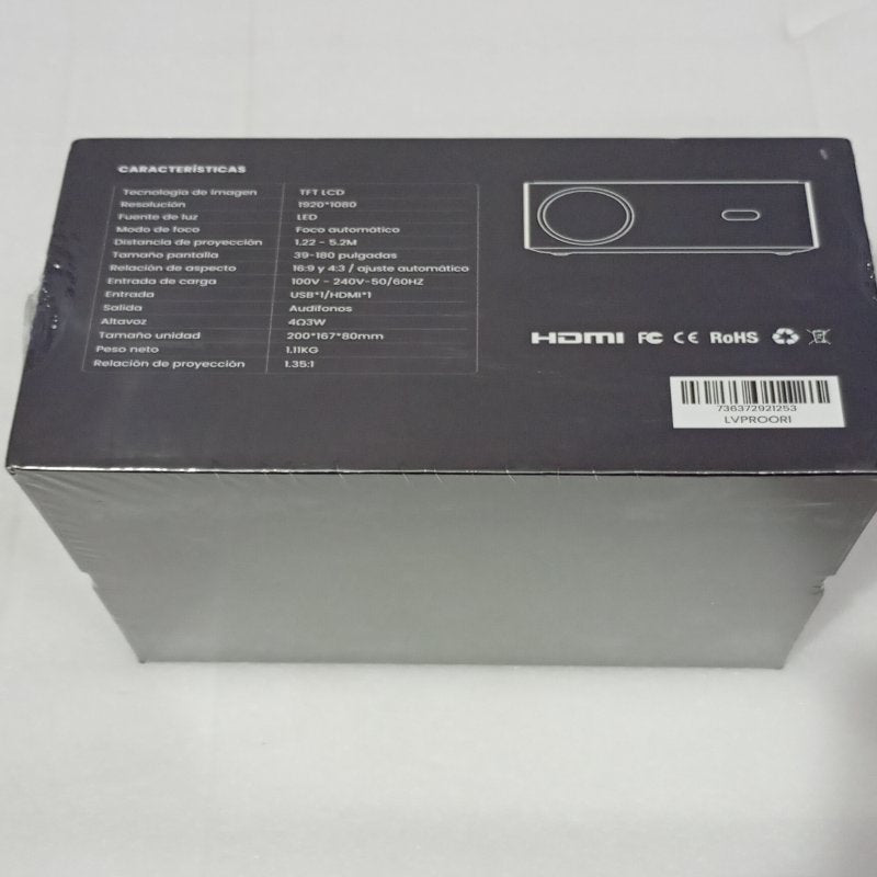 Proyector LED Portátil Levo Orion Full HD Blanco