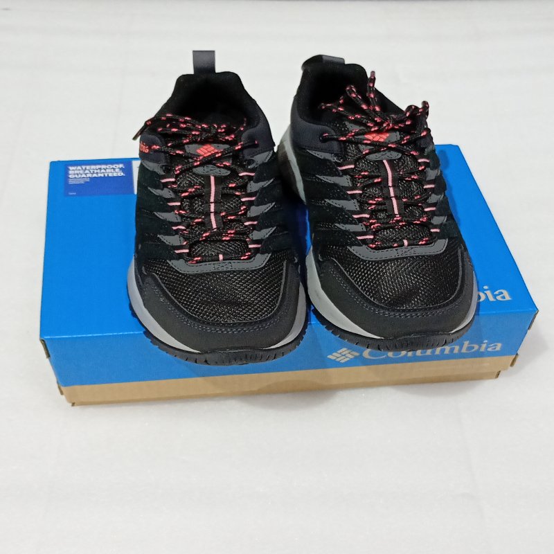 Zapatillas Columbia Strata Trail Low WP – Black/Juicy, EUR 39.5