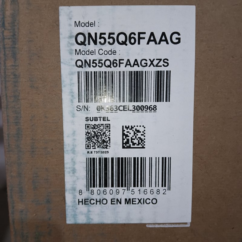 Smart TV QLED Samsung QN55Q6FAAG 55 Pulgadas