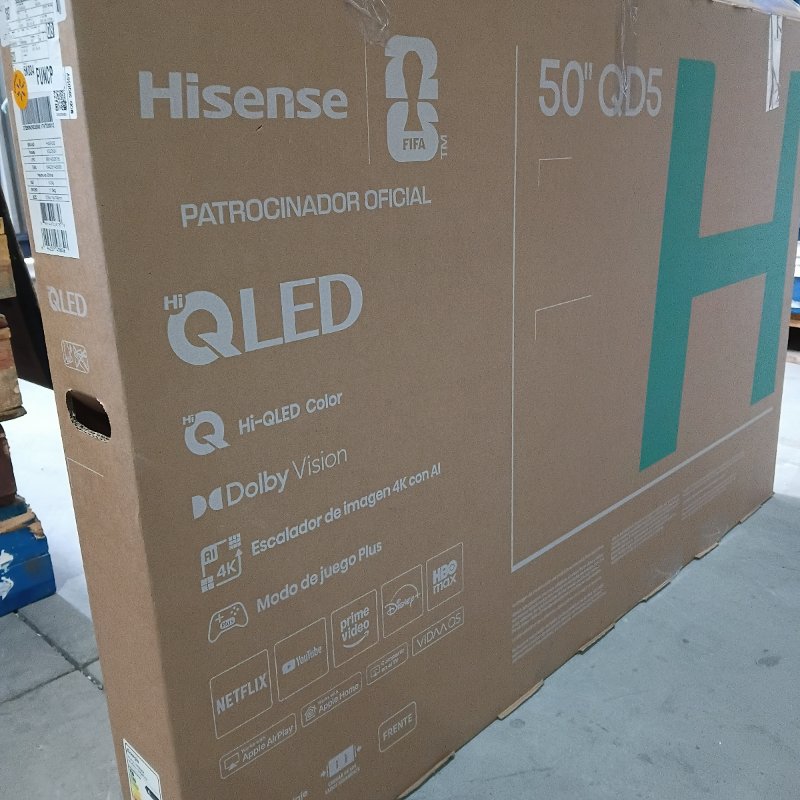 Smart TV Hisense 50QD5SV QLED 4K UHD 50 Pulgadas