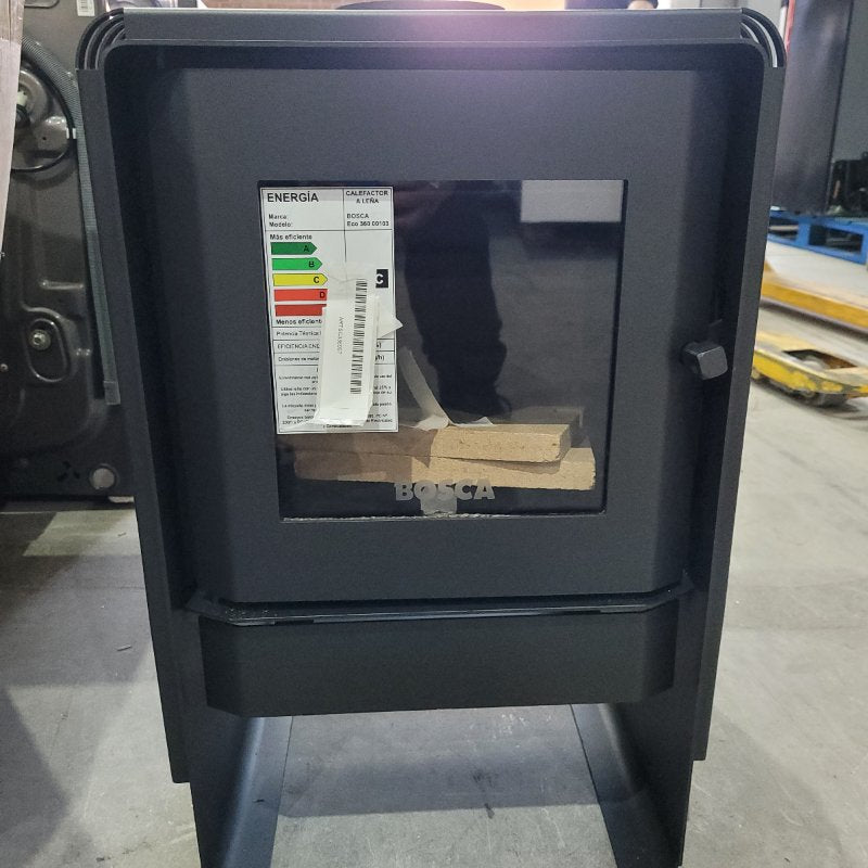 Calefactor a Leña Bosca Eco 360 Negro