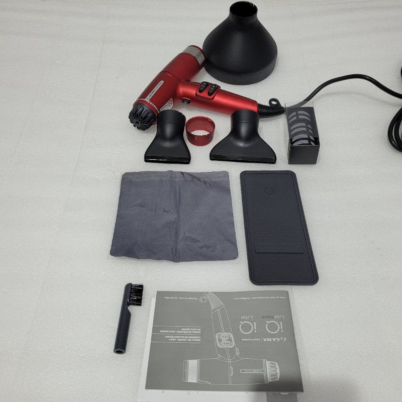 Secador de Pelo GAMA iQ Lite Red – 1600 W, Rojo