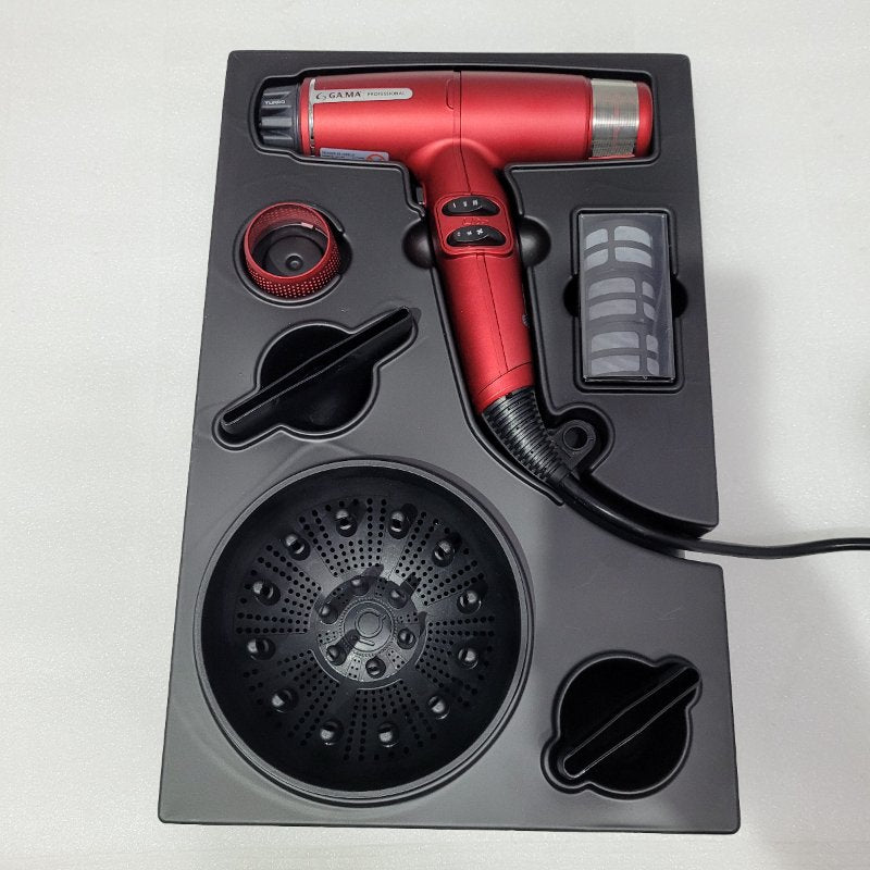 Secador de Pelo GAMA iQ Lite Red – 1600 W, Rojo