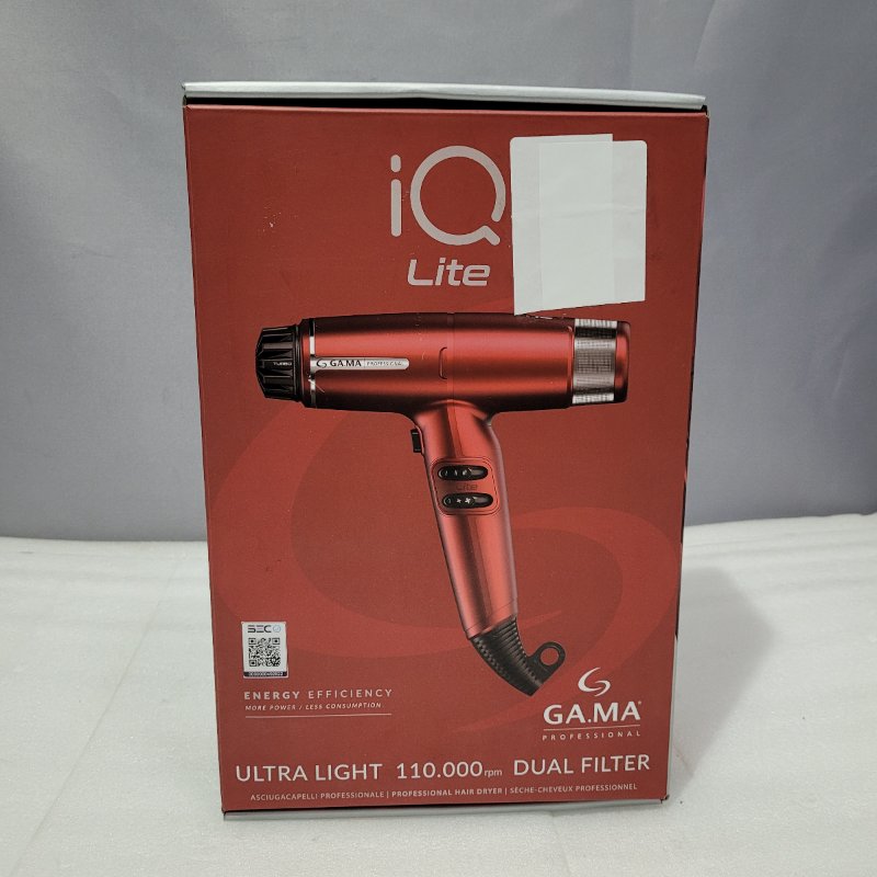 Secador de Pelo GAMA iQ Lite Red – 1600 W, Rojo