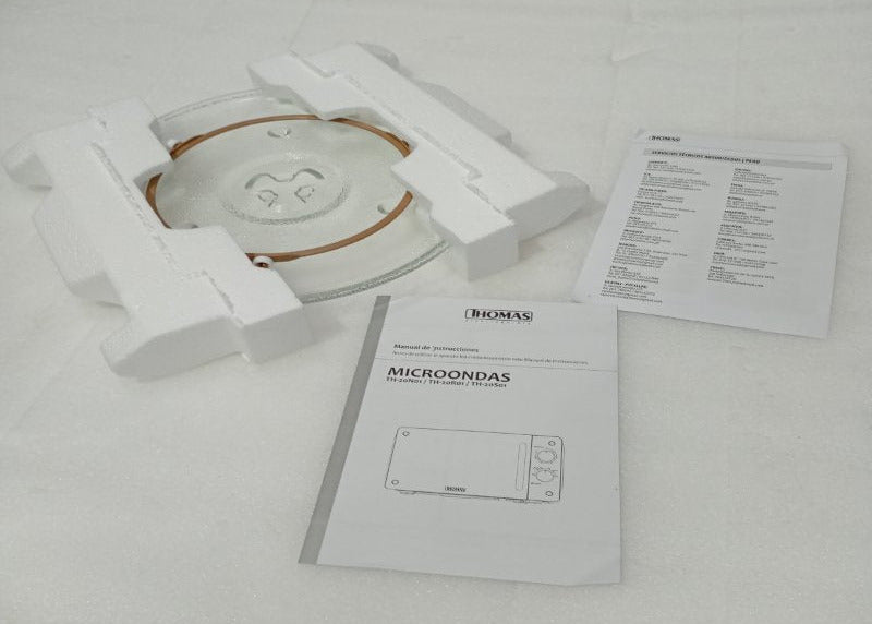Microondas Thomas TH-20S01 20 Litros, Gris