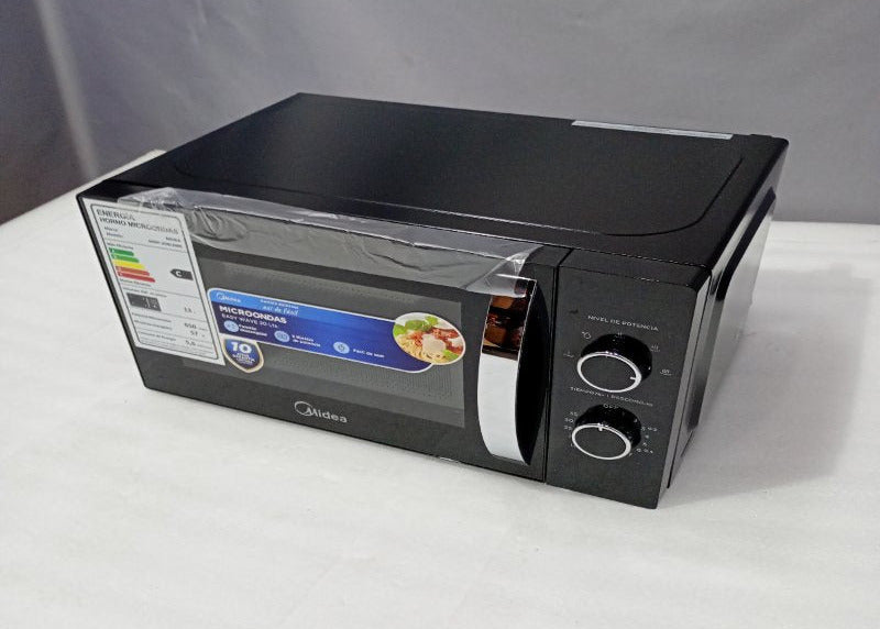 Microondas Midea MMP-20NCJ9BK 20Litros, Negro